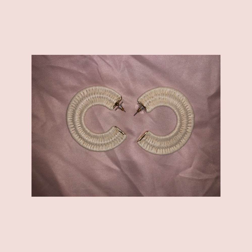 Womens Earrings | Wicker Basket Material